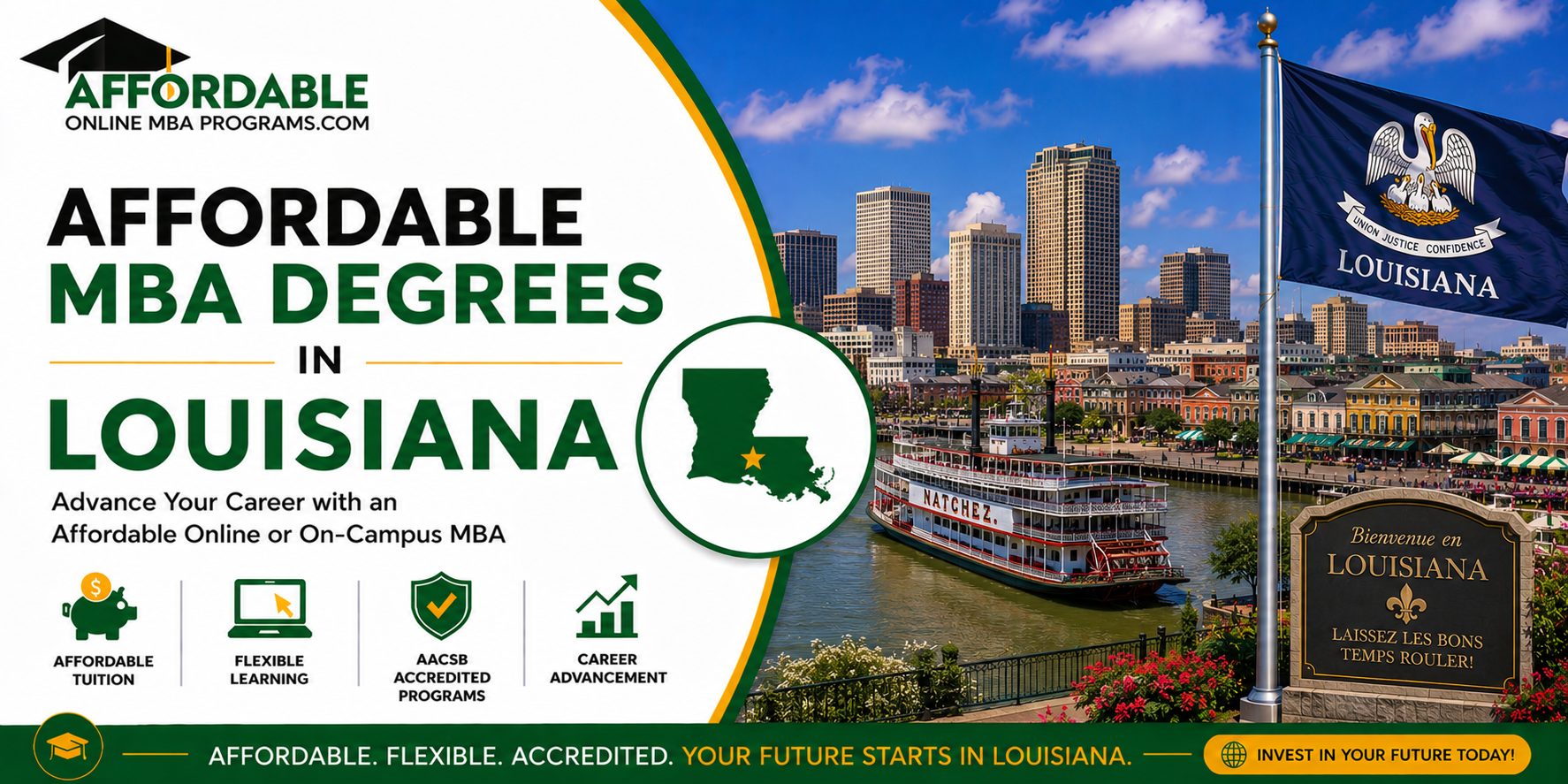 Affordable MBA Programs in Louisiana Affordable MBA Programs in Louisiana